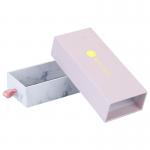 Drawer Jewelry Box Packaging Creative Paper Marble Printed Hot Gold Printing for sale