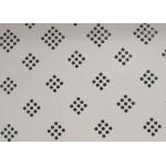 Decorative Facades Perforated Metal Mesh Aluminium Customized Hole Design for sale