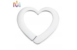 China Hollow Custom Engraved Heart Charm supplier