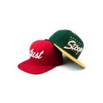 3D Embroidery Cool Snapback Baseball Cap , Flat Brim Baseball Cap Daily Used For Man for sale