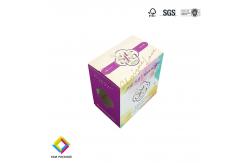 China Custom Luxury Soap Packaging Box Cardboard FSC Recycle With Window supplier