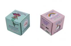 China Youfu Iridescent Cardboard Packaging Box Small Bath Bomb Product Foldable 1000PCS supplier