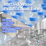 Full Set Complete Automatic PET Plastic Small Bottle Drinking Mineral Water Production Line / Bottle Water Filling Machine for sale