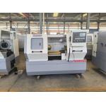 Flat Bed CK6140 CNC Lathe Machine 750/1000mm Distance 4 Station Electrical Tool Holder for sale
