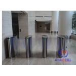 Counter Automatic Flap Barrier Gate 304 Grade Acrylic Glass With Fingerprint Lock for sale