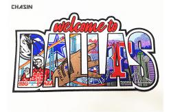 China China Hotfix Custom Embroidered Patches Iron On Transfer For Hoodies supplier