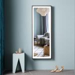 Wooden Frame Led Full Length Mirror Color Temperature Adjustable Led Full Body Mirror for sale
