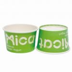Bio Cardboard Ecofriendly Food Safe Grade Paper Directly Sell Custom Print Ice Cream Tub Cup Pint With Lid for sale
