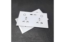 China Custom Wall Mounted Socket Glass Cover Panel supplier
