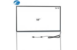 China 58 Inch IR Touch Screen Aluminum Material Multi Point Touch USB Interface supplier