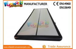 China Customized Inflatable Air Mat Gymnastics With Free Pump / Silking Printing supplier