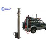 DC 24V/12V Portable Telescopic Antenna Mast Vehicle Ground Mounted Camera Pole for sale