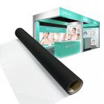Durable 260gsm Black Back Polyester Fabric for Event Backdrops and Visual Displays