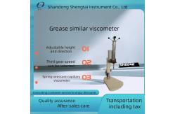 China Lubricating Grease Similar Viscosity Tester Spring Pressure Capillary Viscometer supplier