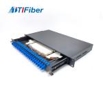 Ftth Sc/Fc/St/Lc Rack Mount Fiber Optic Terminal Box With 0.9mm Jacket for sale