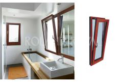 China Double glazing Laminated Glass Aluminium Fabrication Window Hurricane Proof supplier