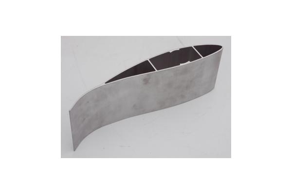 Aluminum Extrusin Industrial Fan Blade / Anodize Surface Fan Blade Profile