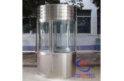 China Stainless Steel 1 Man Prefabricated Security Guard Houses supplier