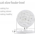 Ceramic Fun Slow Feeder Bowl Interactive Bloat Stop Puzzle Cat Bowl Healthy Eating