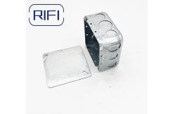 China Organized Long Lasting Wiring Electrical Junction Box With 2 Gang supplier