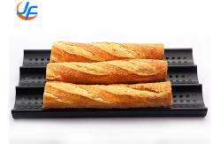 China RK Bakeware China Foodservice Gold Nonstick Aluminium Baguette Baking Tray supplier