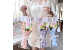 China Mother's Day Pastel Bouquet - Hand-Knitted Puff Flowers with Plush Yarn supplier