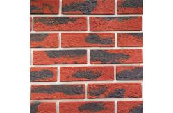 China Environmentally Flexible Wall Tile Light Clay Brick Wall Cladding Tiles 60mm Width supplier