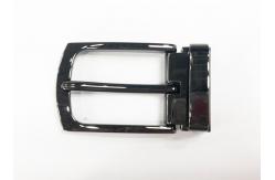 China Brushed Gunmetal Replacement Belt Buckle / Nickel Free Reversible Clamp Belt Buckle supplier