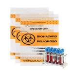 Polypropylene Biohazard Trash Bag For Clinical Custom Print for sale