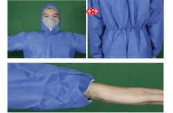 China Tear Resistant Hooded Disposable Protective Coverall With Boot supplier