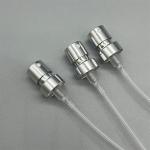 Elegant Silver Perfume Pump With Cap Stylish Dispenser For Fragrances