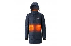 China Winter Long Sleeved Jacket For Men With Battery Power Heating supplier