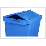 Sorting System 172L Plastic Attached Lid Containers Warehouse Storage