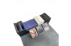 China Super Large 400+ MTG Trading Deck Card Box With Dice Tray PU Leather supplier