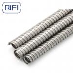 Metallic FMC Electrical Flexible Conduit And Fittings Strong Connection for sale