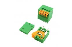 China PA66 Housing 2.54mm Pitch PCB Screwless Terminal Block supplier