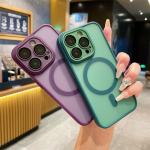 Skin-Friendly Magnetic Magsafe Phone Case Full Camera Protection Shockproof for sale