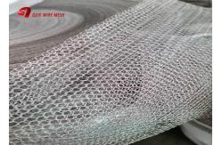 China Compressed Knitted Stainless Steel Woven Metal Wire Mesh For Filtration And Cleaning supplier