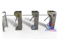 China Bi Directional Revolving Door Turnstile With NFC Passage Entrance Control System supplier
