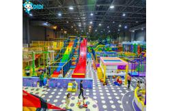 China Large Indoor Playground Kid Naughty Castle Macarons Theme Indoor Playground supplier
