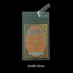 OEM Size 64x89mm Polypropylene Card Sleeves Clear Resealable Inner Sleeves