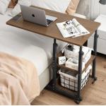 Black/Silver/Custom Frame Manual Height Adjustable Computer Sit Stand Table for School for sale