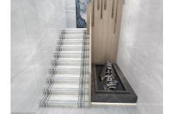 China High Glossy Stair Ceramic Tiles Staircase Carrara White Porcelain Tiles supplier