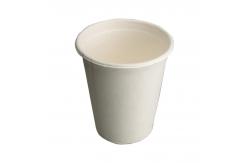 China Hot Chocolate Biodegradable Sugarcane Bagasse Cup 8Oz Takeaway Coffee Cups With Lids supplier
