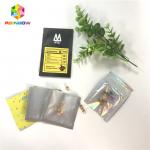 Smell Proof Heat Sealed Cosmetics Tablet Pills Packaging Mini 3x5 Inches With Clear Back for sale