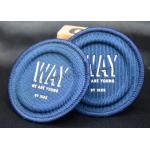 OEKO 5mm Embossed Patches Canvas Woven Label Patch For Swimwear