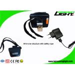 8000lux High Brightness Miners Cap Lamps Cordless Lightweight PC Body Digital Display for sale