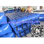 Beach Inflatable Water Park Play Mat / PVC Inflatable Floating Water Mattress for sale