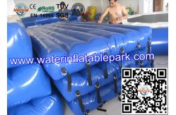China Beach Inflatable Water Park Play Mat / PVC Inflatable Floating Water Mattress supplier