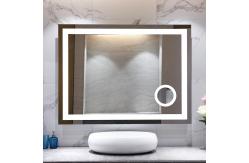 China Large Hotel Bathroom Vanity Mirror with LED Light Enhance customizable supplier